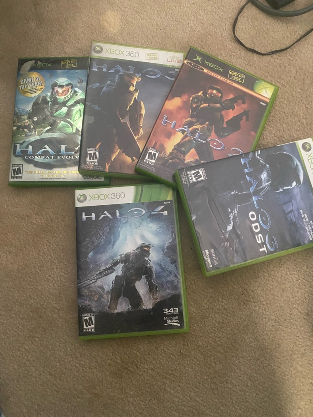 Xbox 360 Halo Game Bundle